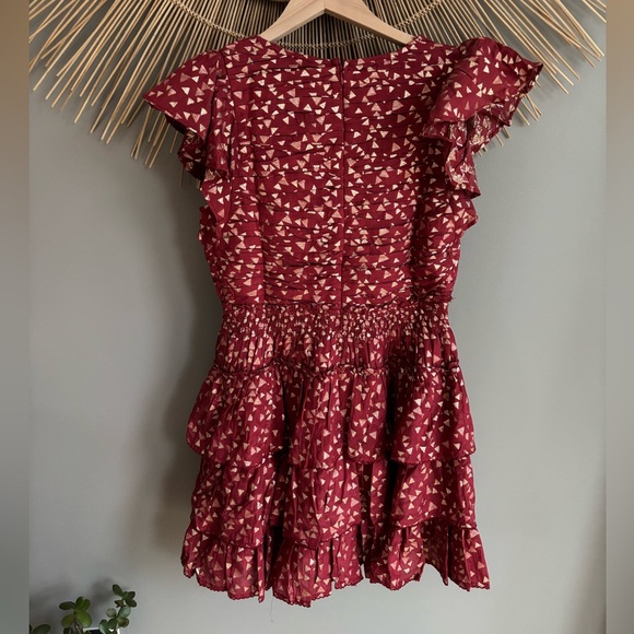 Anthropologie red minidress small - Picture 6 of 6